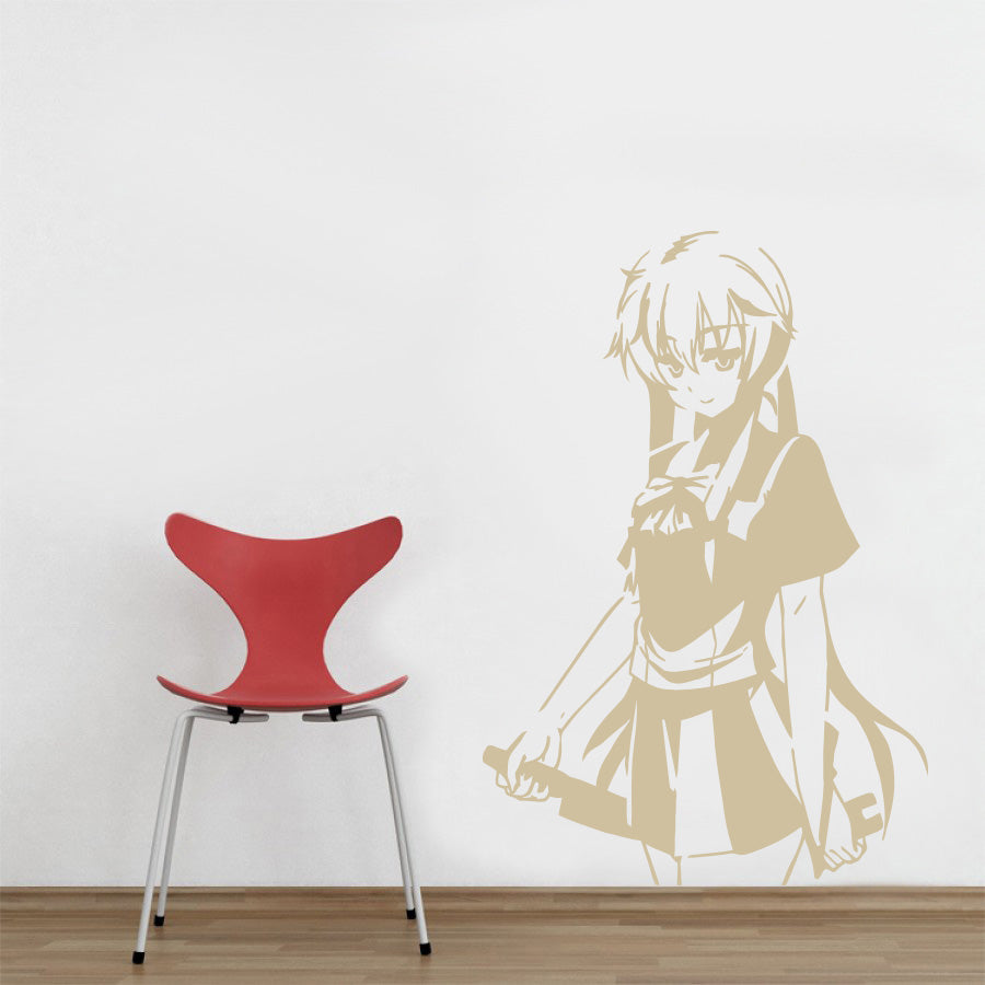 Manga Wall Sticker Autocollant Décalque Stencil Silhouette ST130