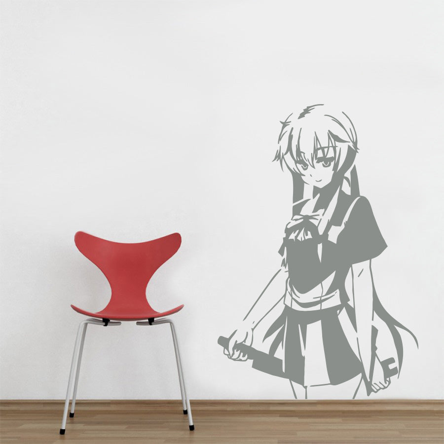 Manga Wall Sticker Autocollant Décalque Stencil Silhouette ST130