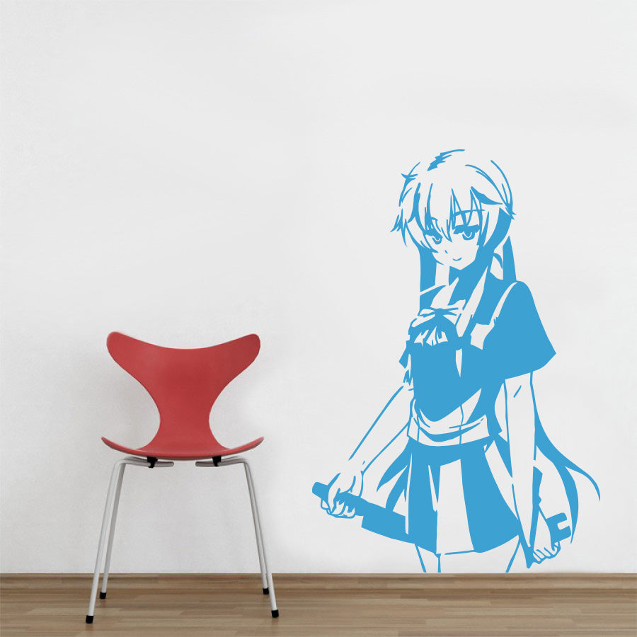 Manga Wall Sticker Autocollant Décalque Stencil Silhouette ST130