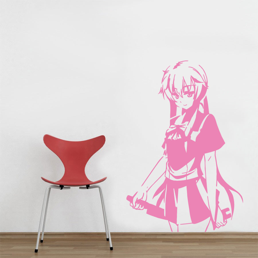 Manga Wall Sticker Autocollant Décalque Stencil Silhouette ST130