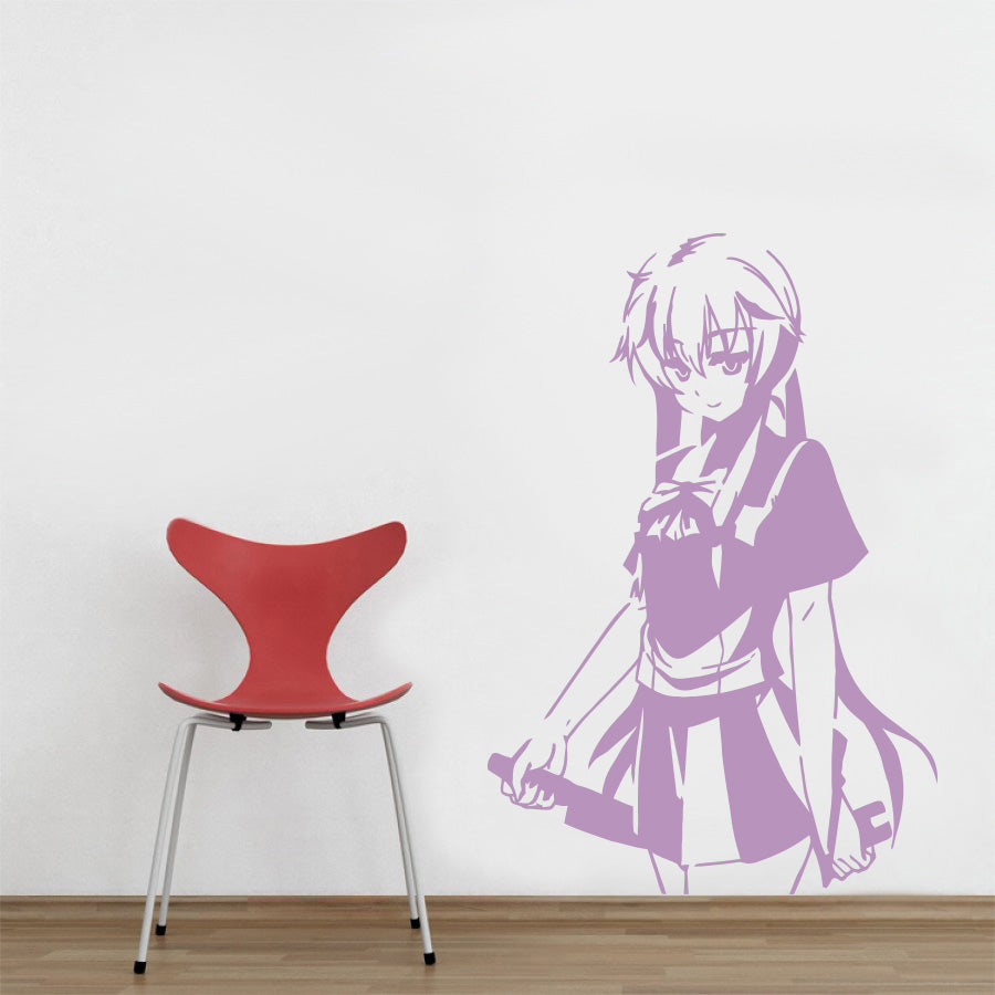 Manga Wall Sticker Autocollant Décalque Stencil Silhouette ST130