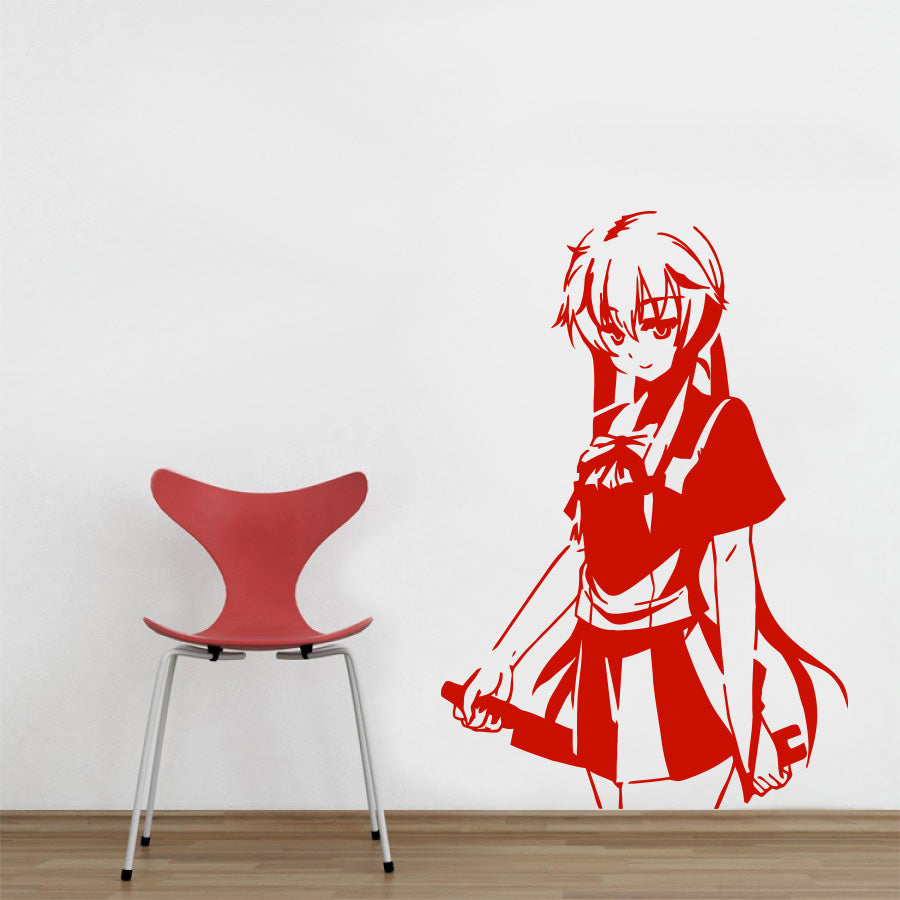 Manga Wall Sticker Autocollant Décalque Stencil Silhouette ST130