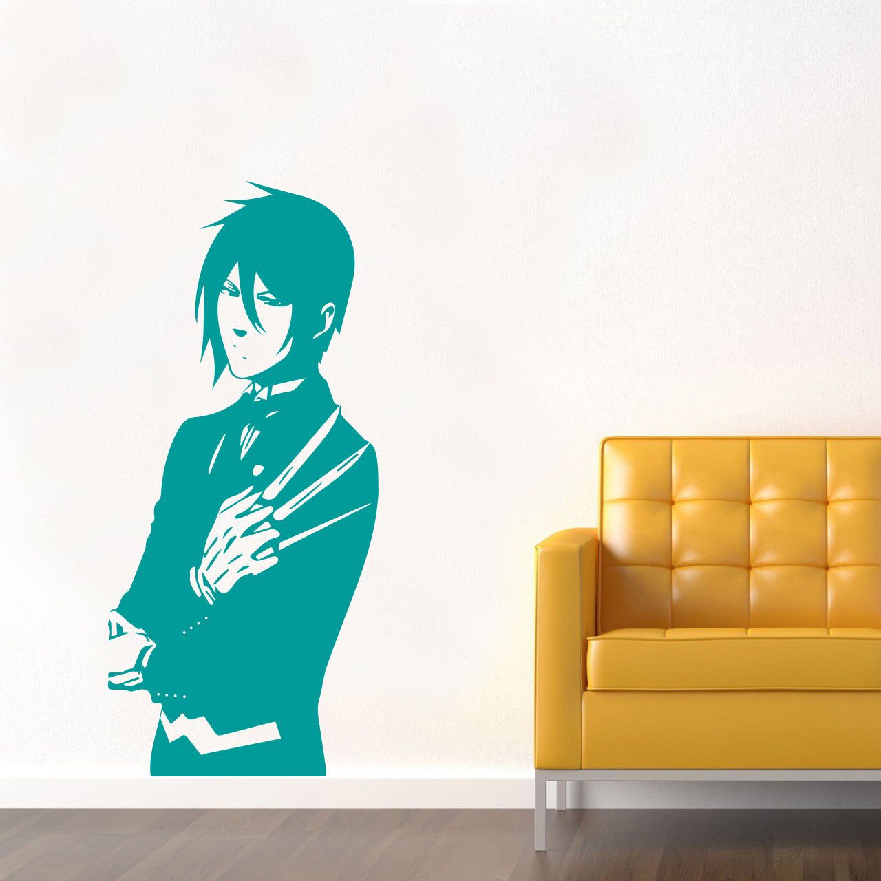 Manga Wall Sticker Autocollant Décalque Stencil Silhouette ST146