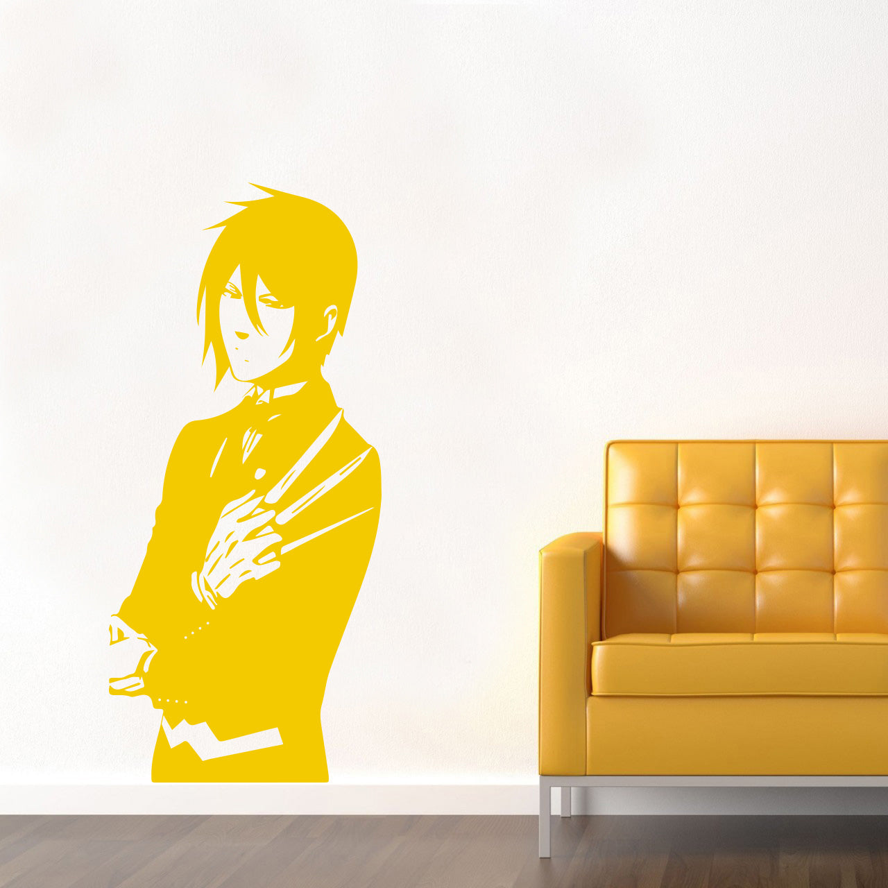 Manga Wall Sticker Autocollant Décalque Stencil Silhouette ST146