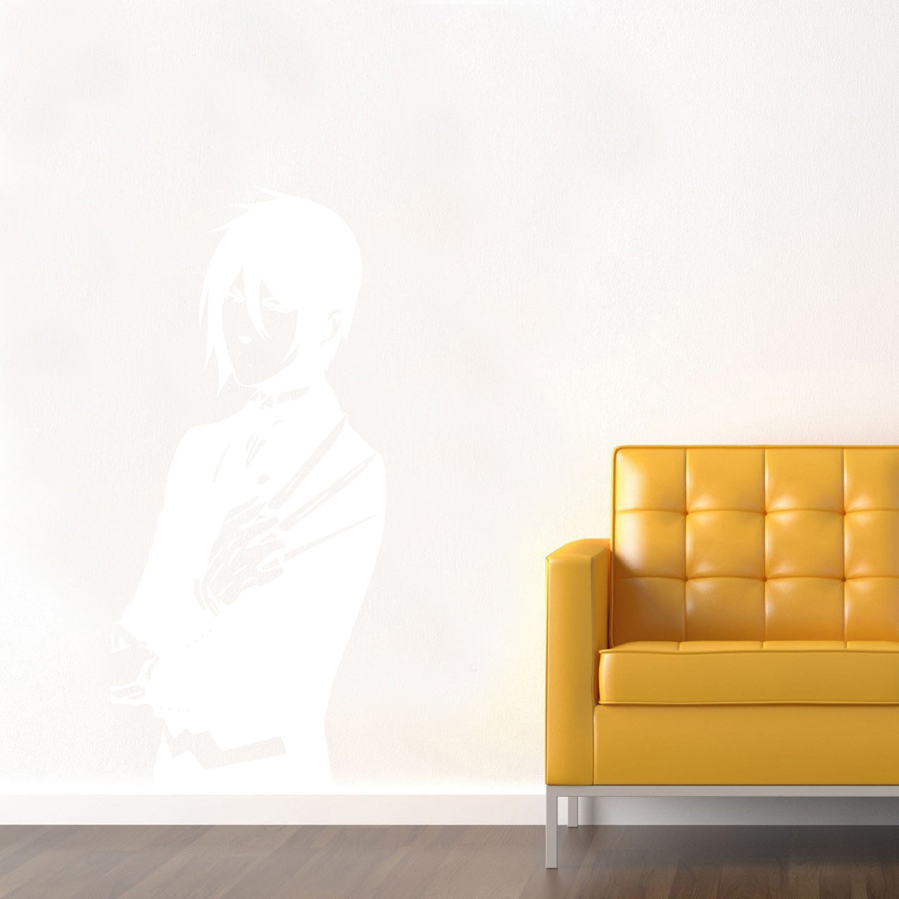 Manga Wall Sticker Autocollant Décalque Stencil Silhouette ST146