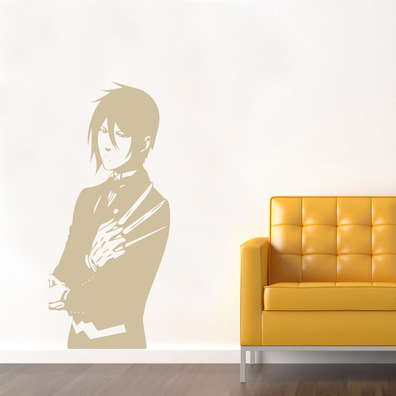 Manga Wall Sticker Autocollant Décalque Stencil Silhouette ST146