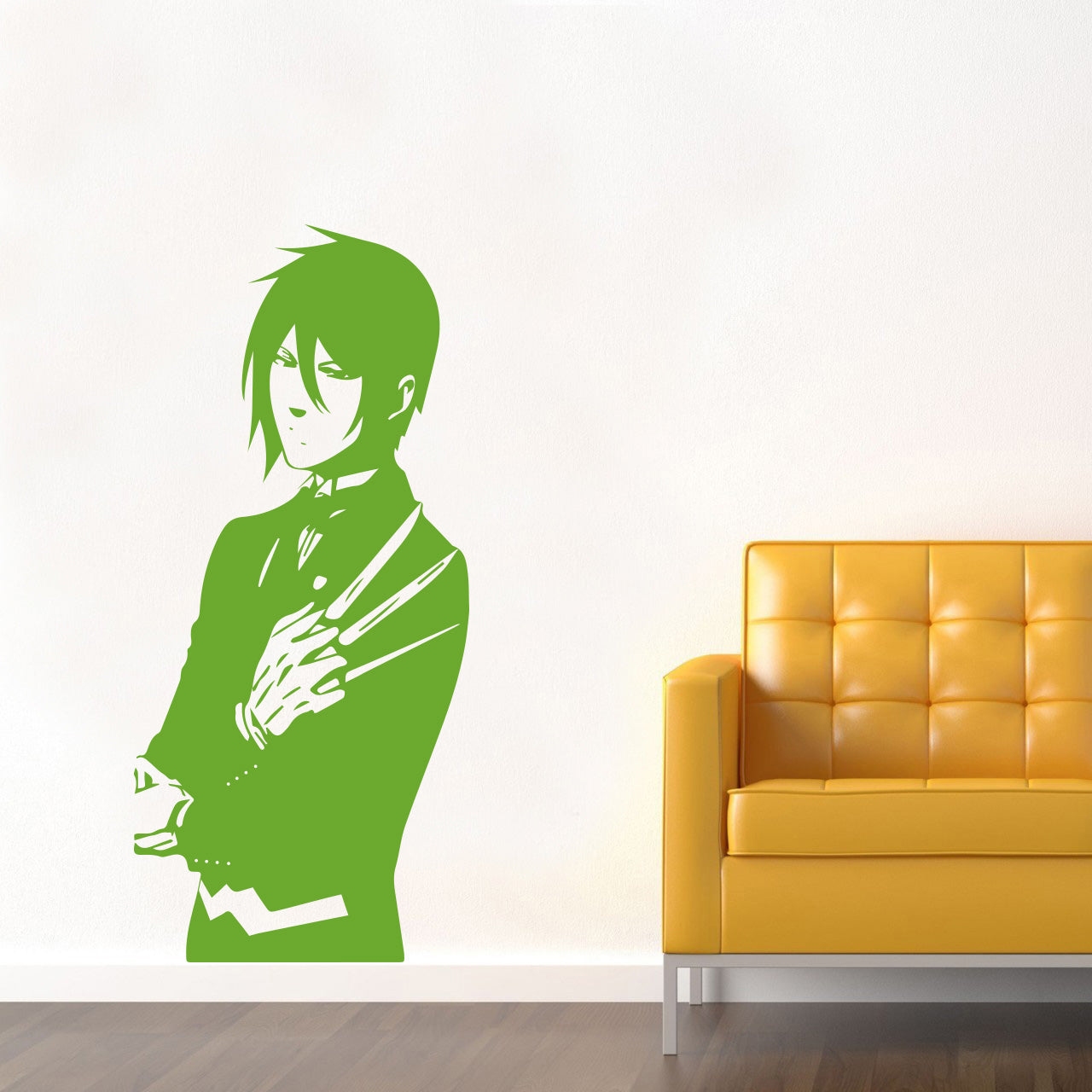 Manga Wall Sticker Autocollant Décalque Stencil Silhouette ST146