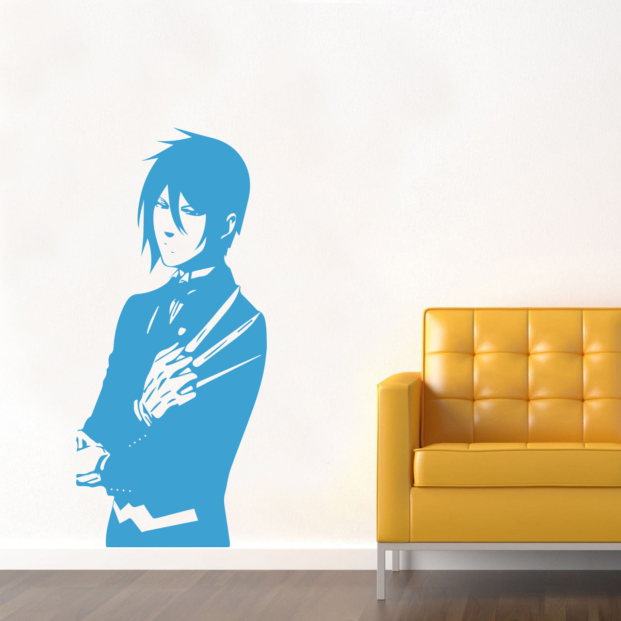 Manga Wall Sticker Autocollant Décalque Stencil Silhouette ST146