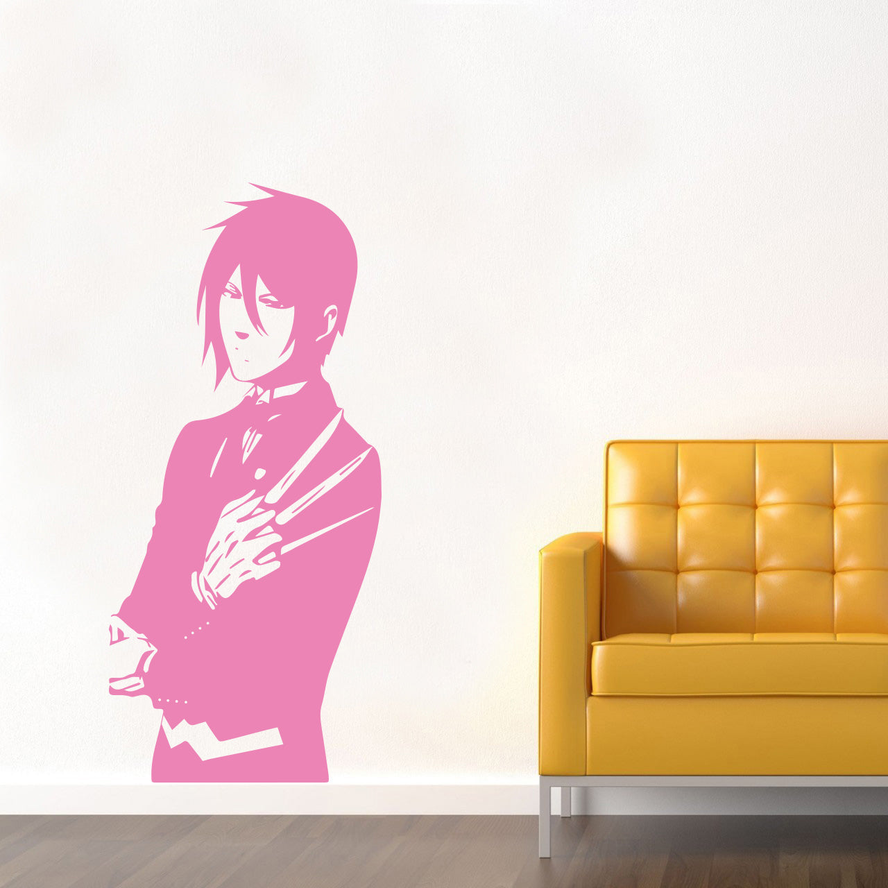Manga Wall Sticker Autocollant Décalque Stencil Silhouette ST146