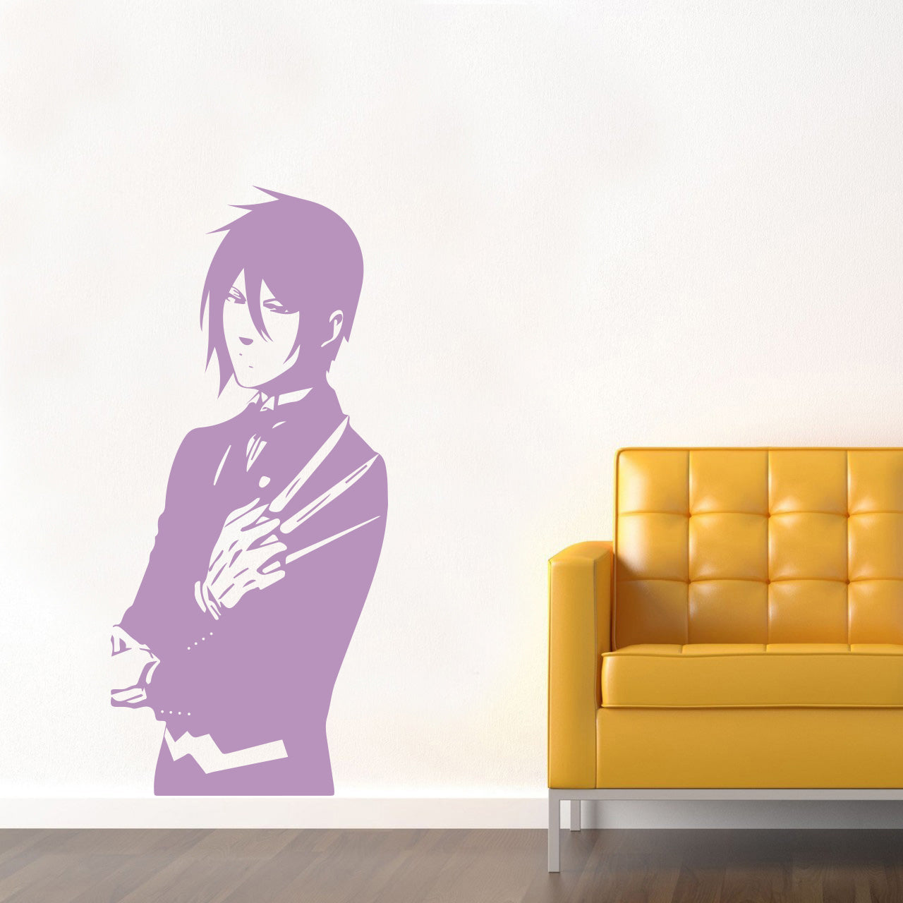 Manga Wall Sticker Autocollant Décalque Stencil Silhouette ST146