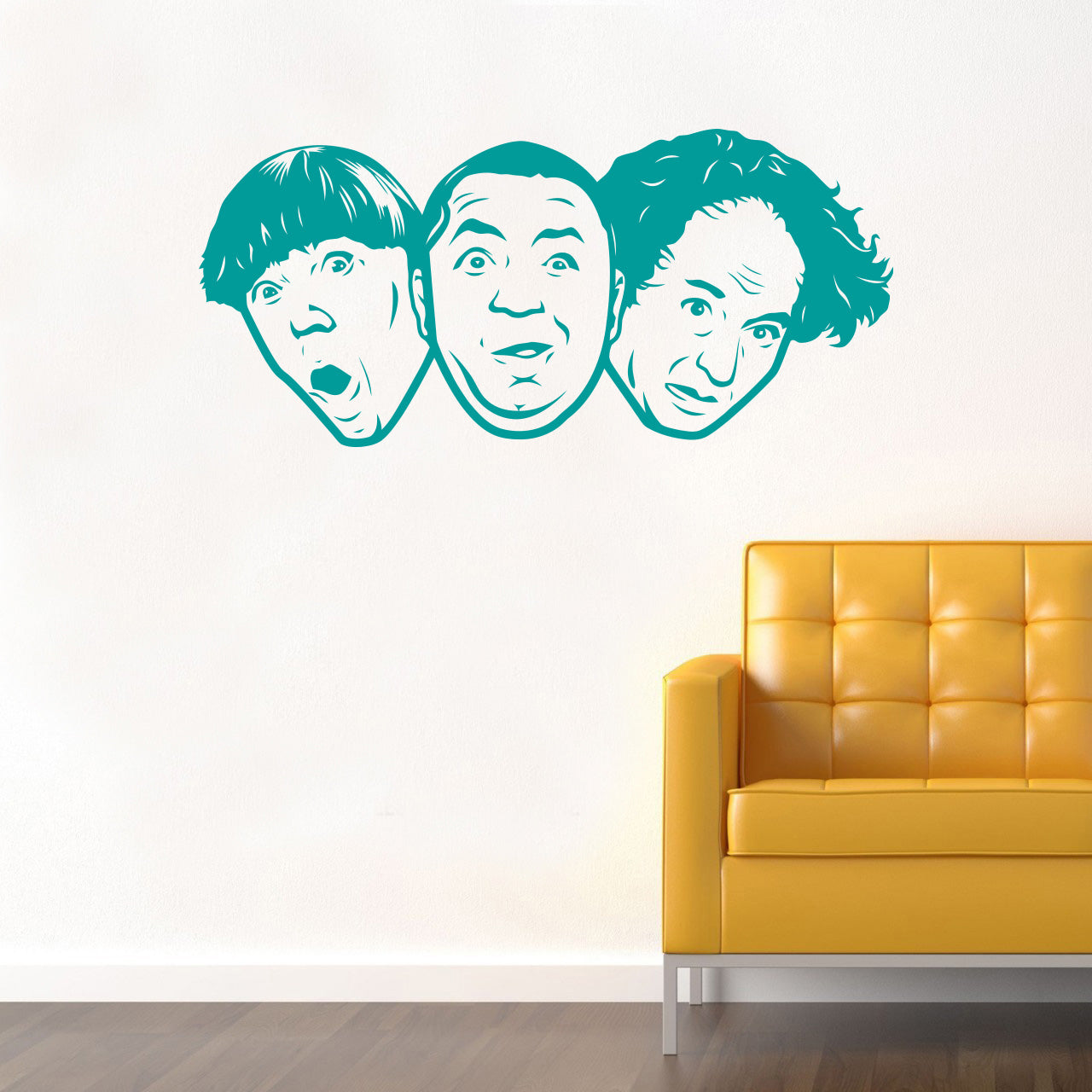 Série TV personnages sticker mural autocollant pochoir Silhouette ST152
