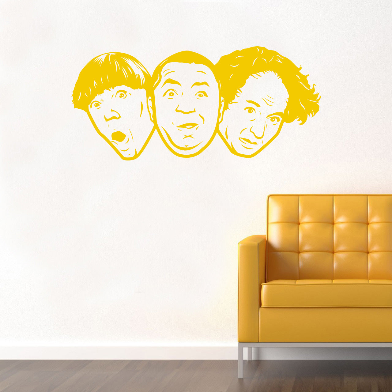 Série TV personnages sticker mural autocollant pochoir Silhouette ST152