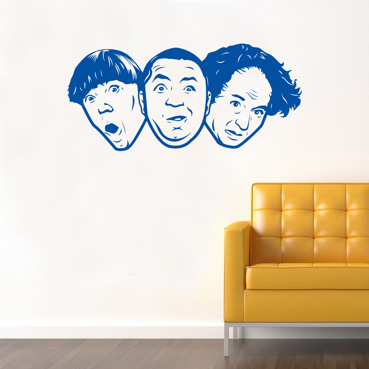 Série TV personnages sticker mural autocollant pochoir Silhouette ST152