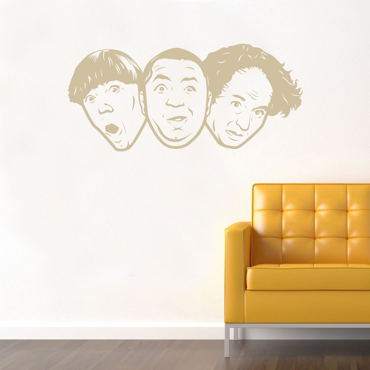 Série TV personnages sticker mural autocollant pochoir Silhouette ST152