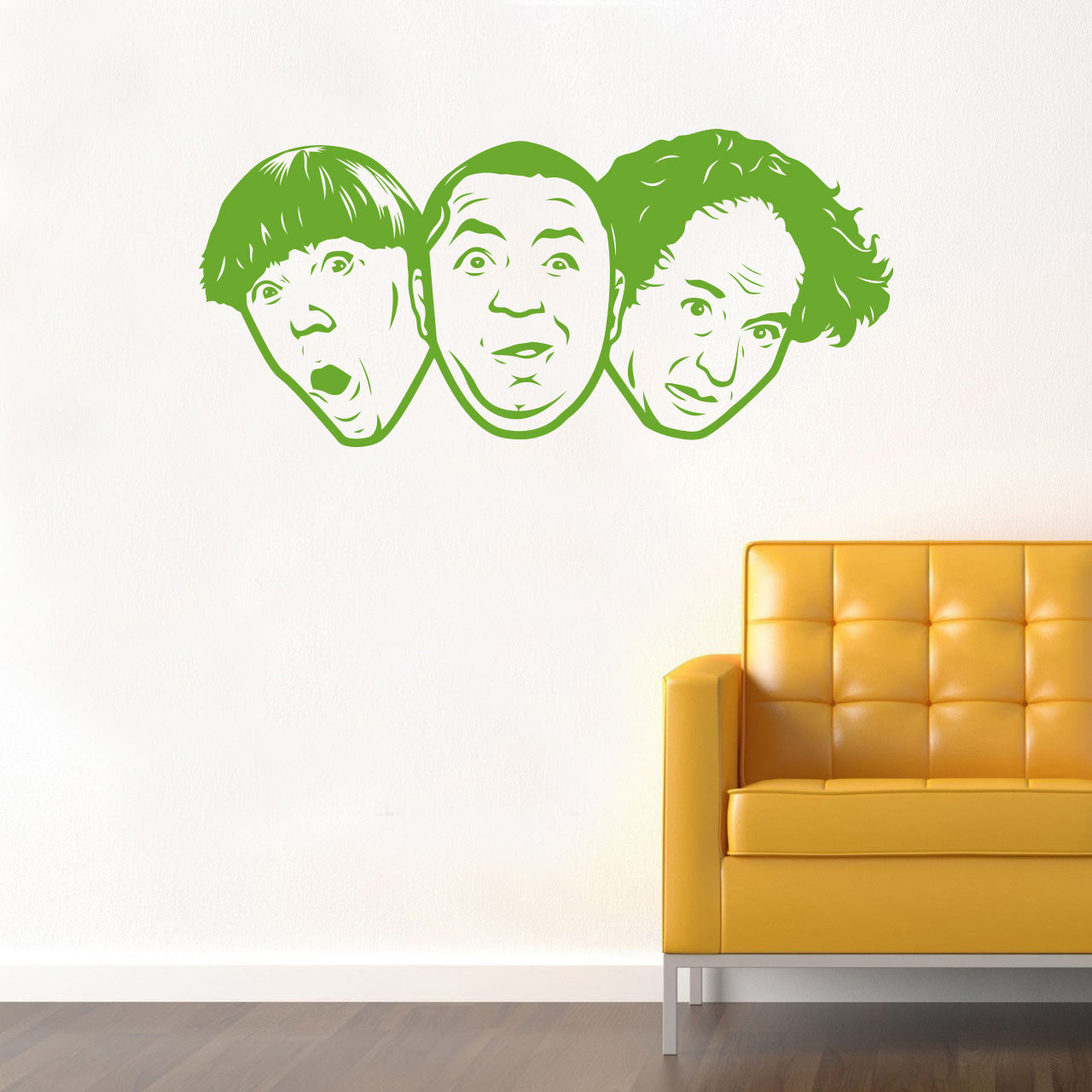 Série TV personnages sticker mural autocollant pochoir Silhouette ST152