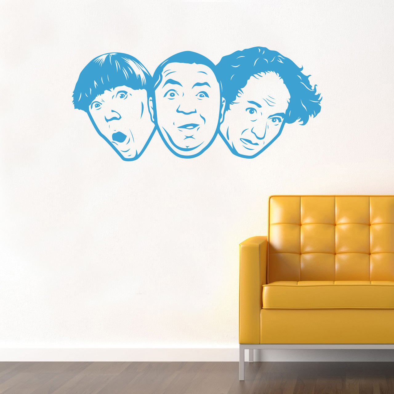 Série TV personnages sticker mural autocollant pochoir Silhouette ST152