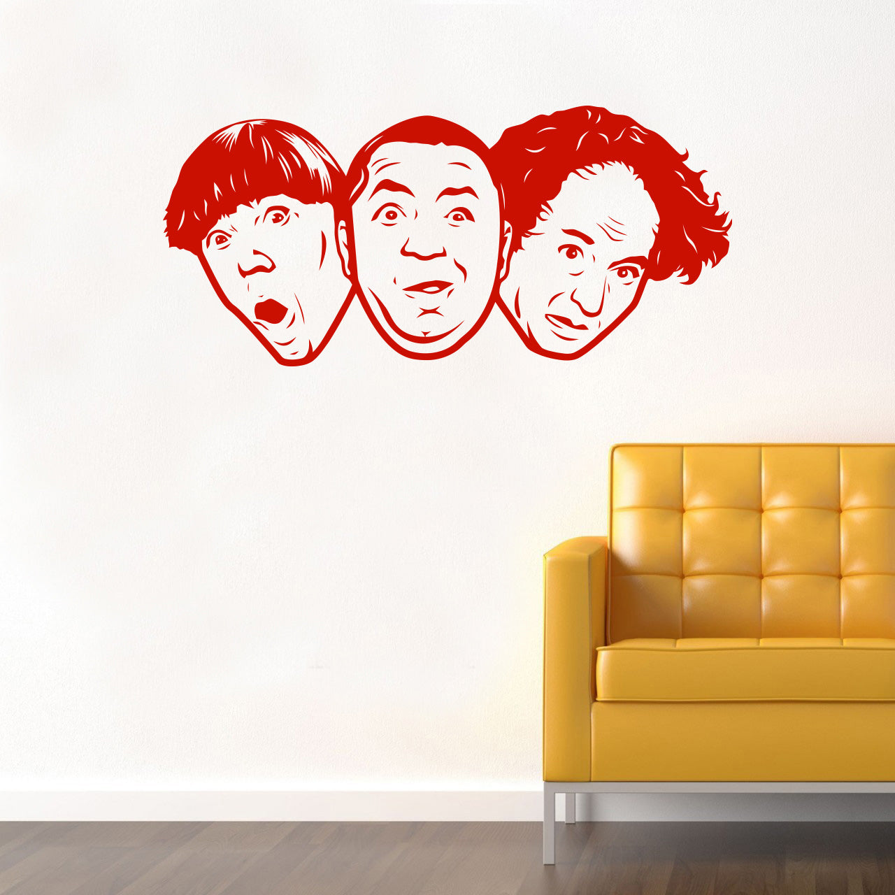 Série TV personnages sticker mural autocollant pochoir Silhouette ST152