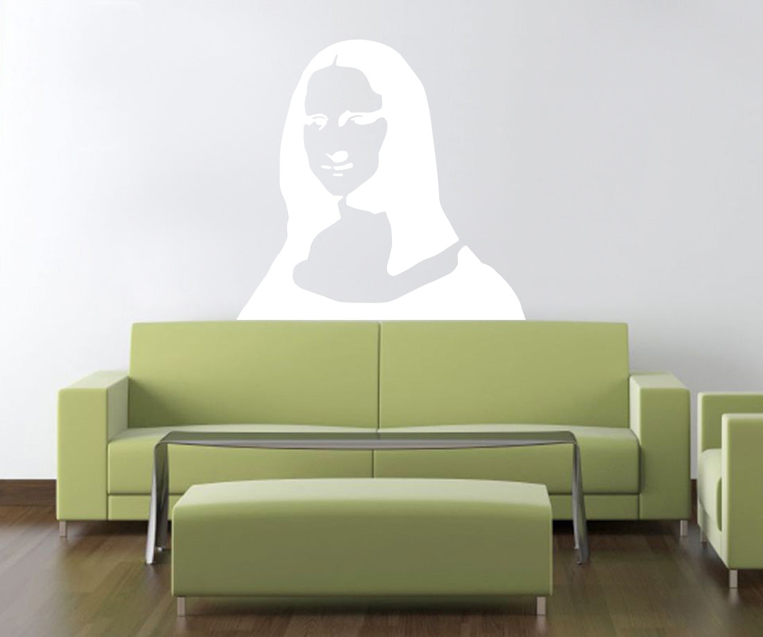 Portrait Painting Wall Sticker Decal Stencil Silhouette ST153