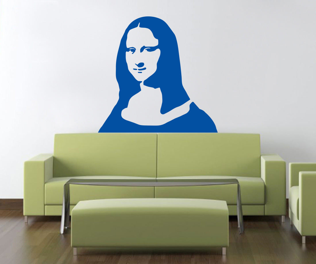 Portrait Painting Wall Sticker Decal Stencil Silhouette ST153