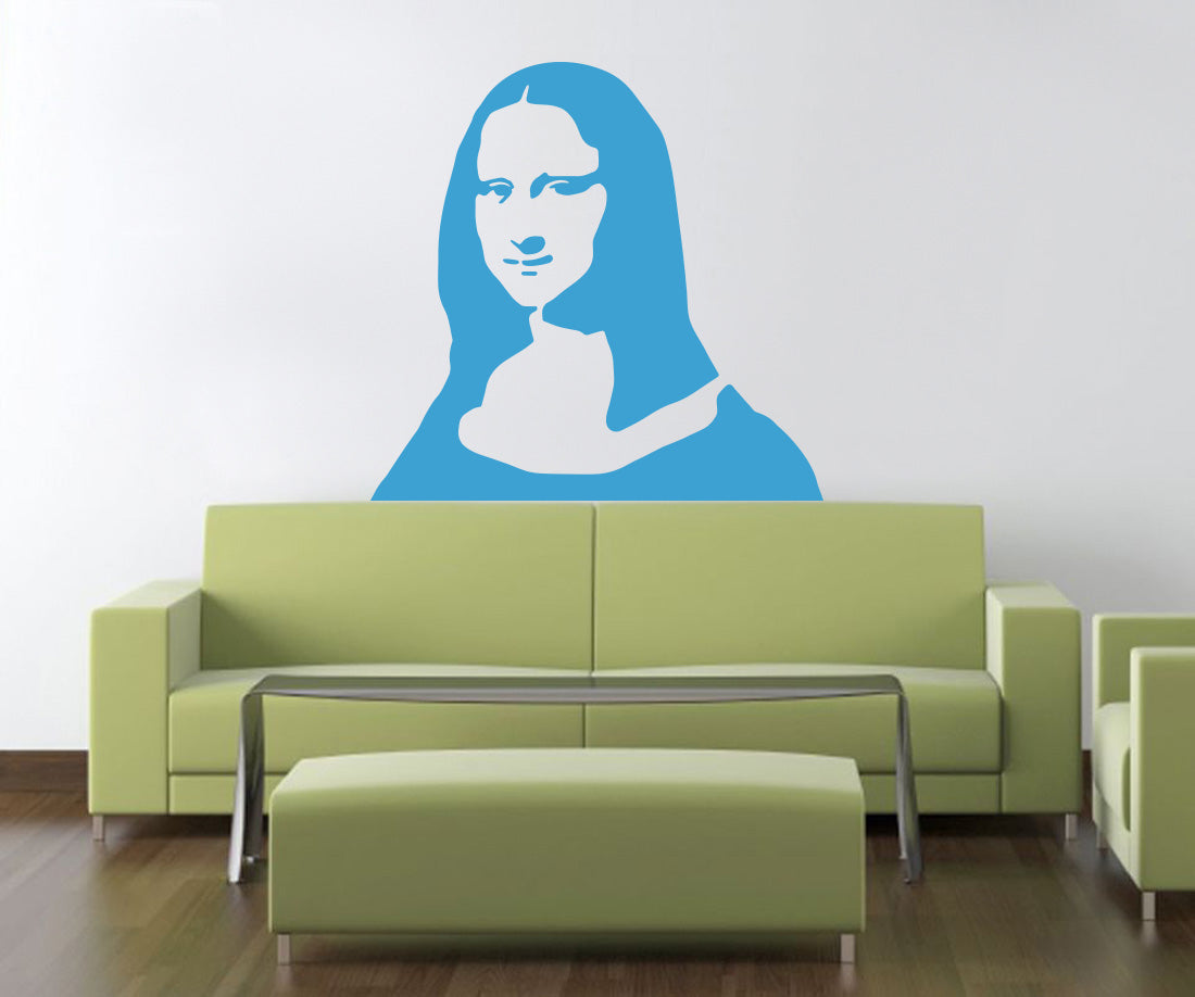 Portrait Painting Wall Sticker Decal Stencil Silhouette ST153