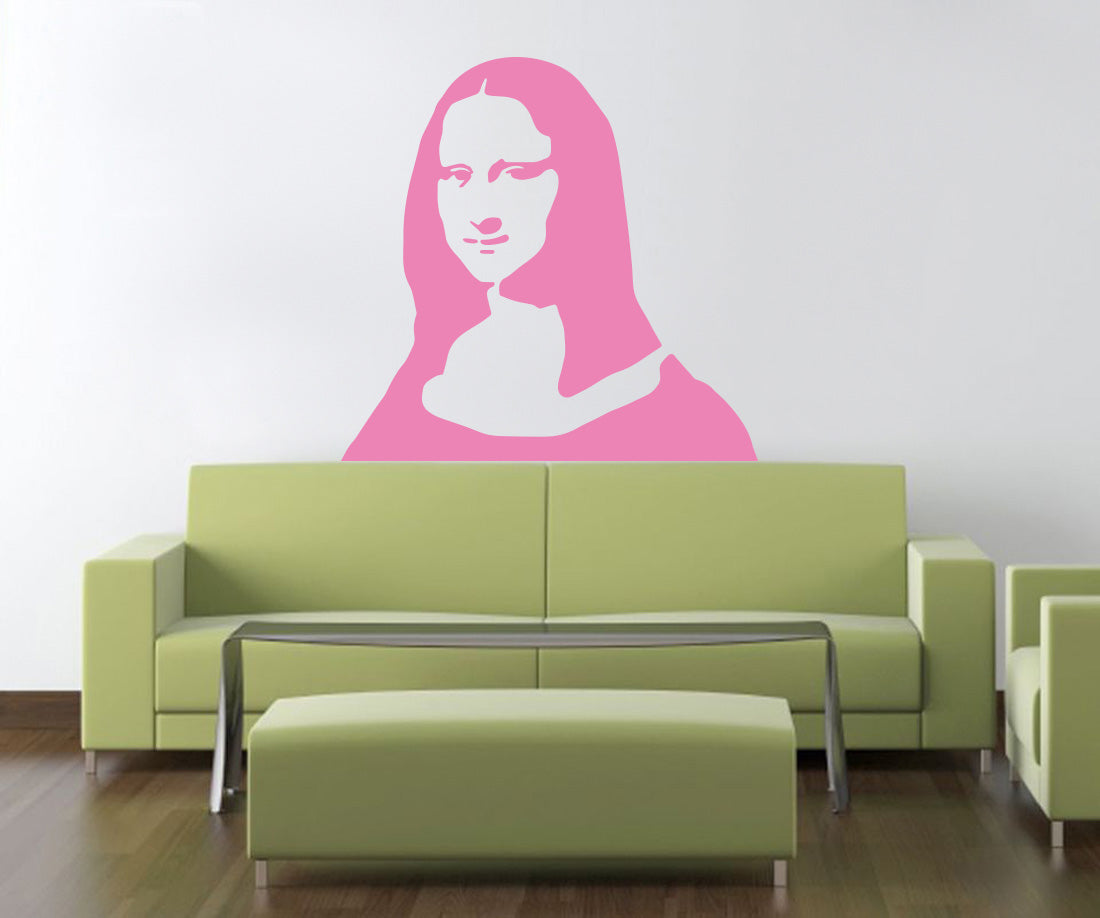 Portrait Painting Wall Sticker Decal Stencil Silhouette ST153