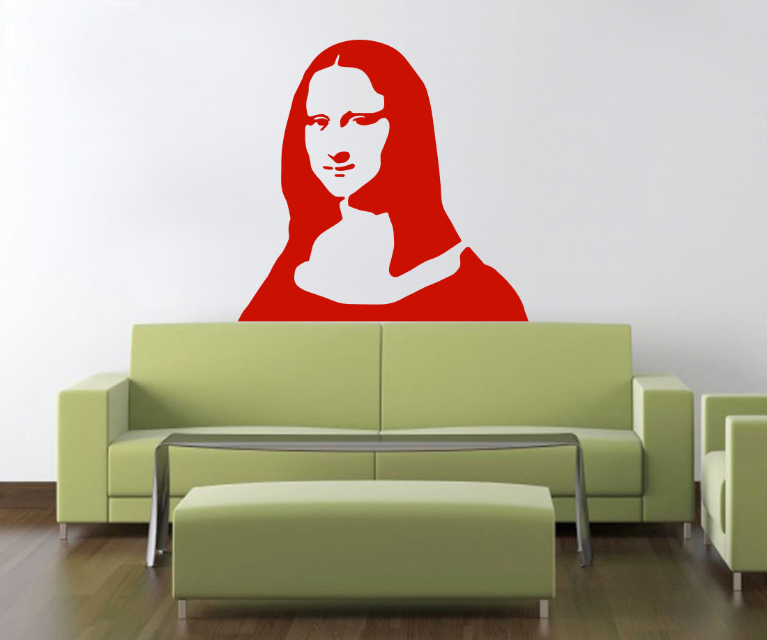 Portrait Painting Wall Sticker Decal Stencil Silhouette ST153