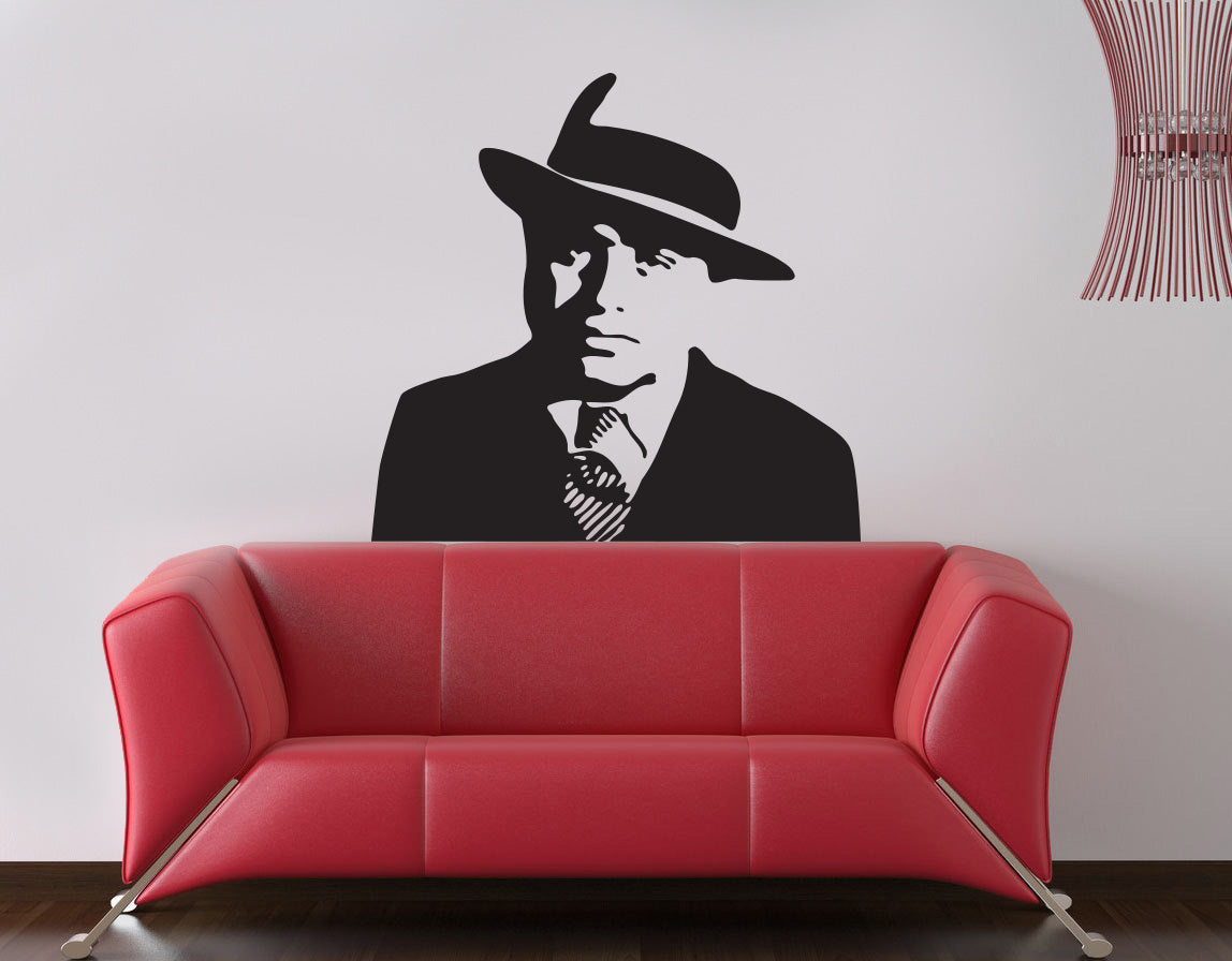 Film personnage sticker mural autocollant pochoir Silhouette ST154