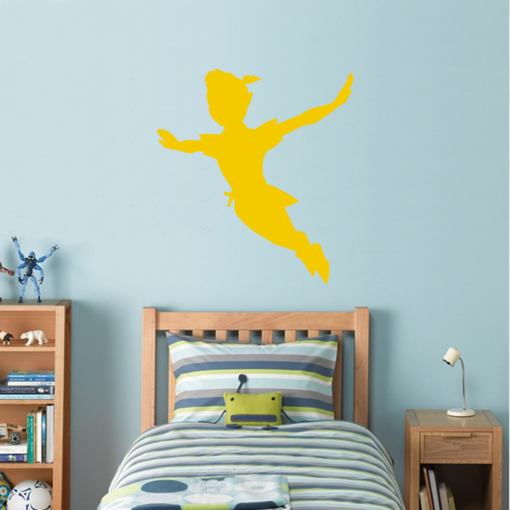 Peter Pan Wall Sticker Decal Stencil Silhouette ST159