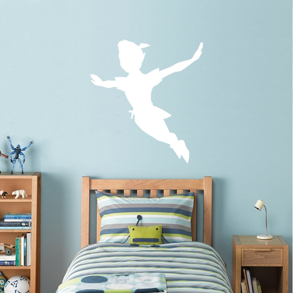 Peter Pan Wall Sticker Decal Stencil Silhouette ST159