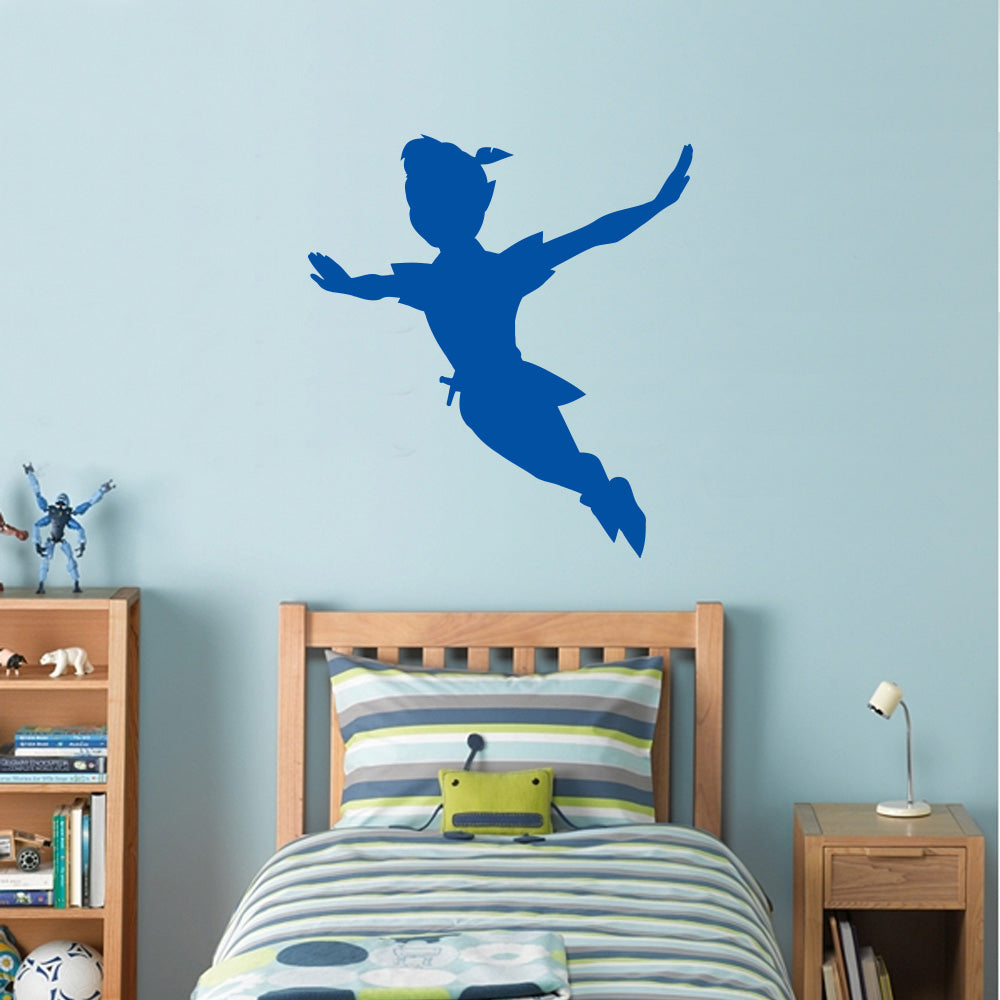 Peter Pan Wall Sticker Decal Stencil Silhouette ST159