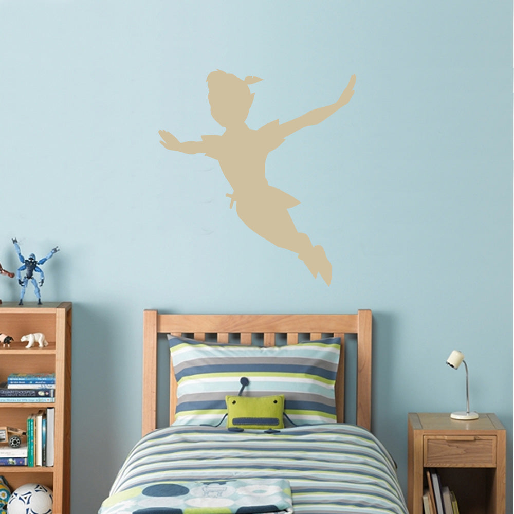 Peter Pan Wall Sticker Decal Stencil Silhouette ST159