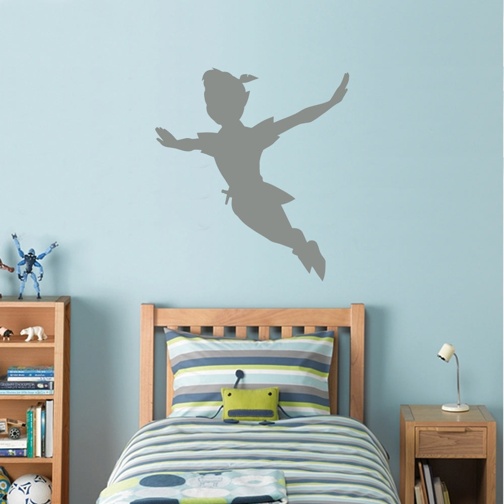 Peter Pan Wall Sticker Decal Stencil Silhouette ST159