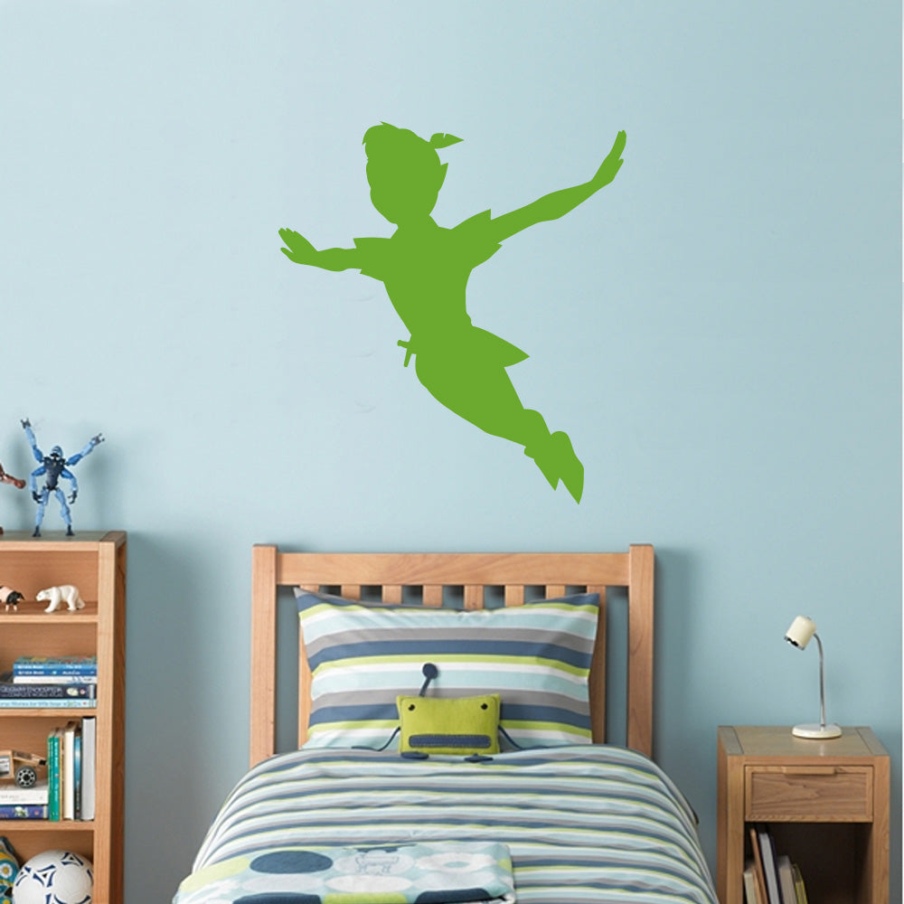 Peter Pan Wall Sticker Decal Stencil Silhouette ST159