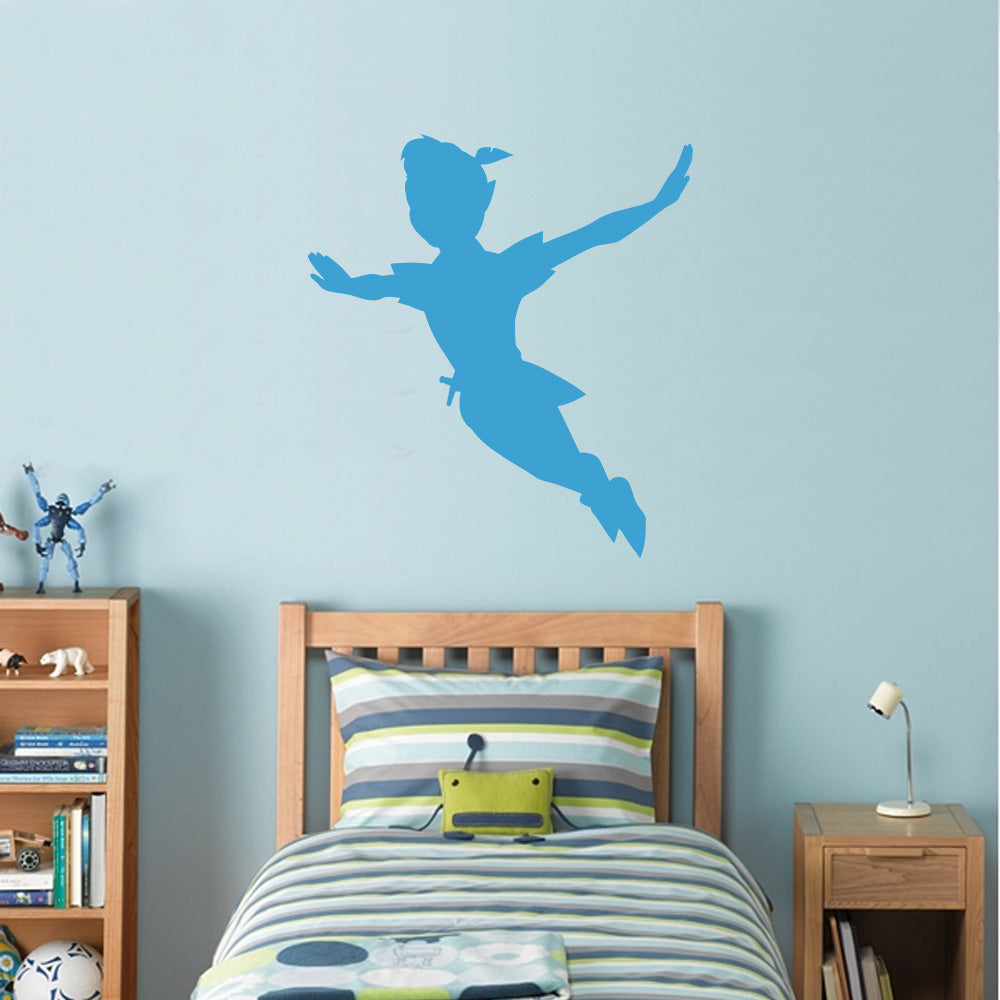 Peter Pan Wall Sticker Decal Stencil Silhouette ST159