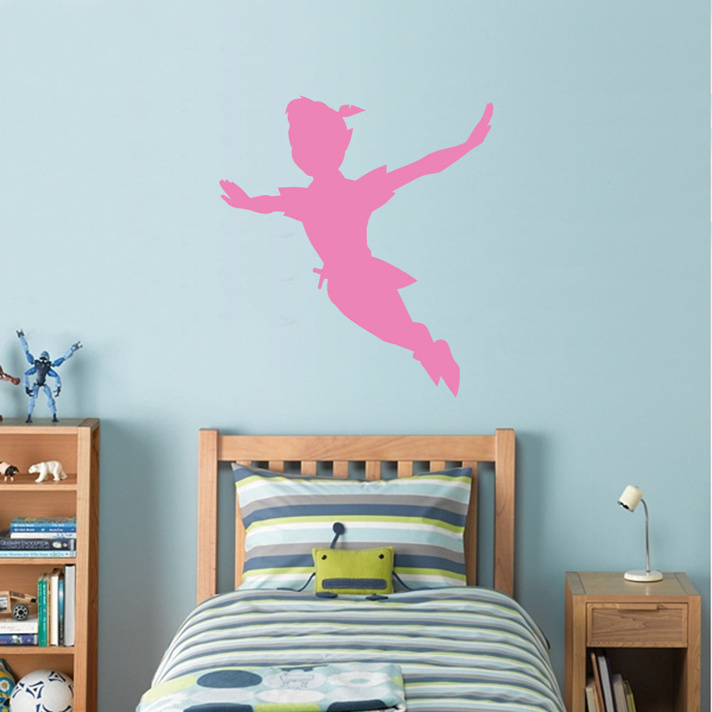 Peter Pan Wall Sticker Decal Stencil Silhouette ST159