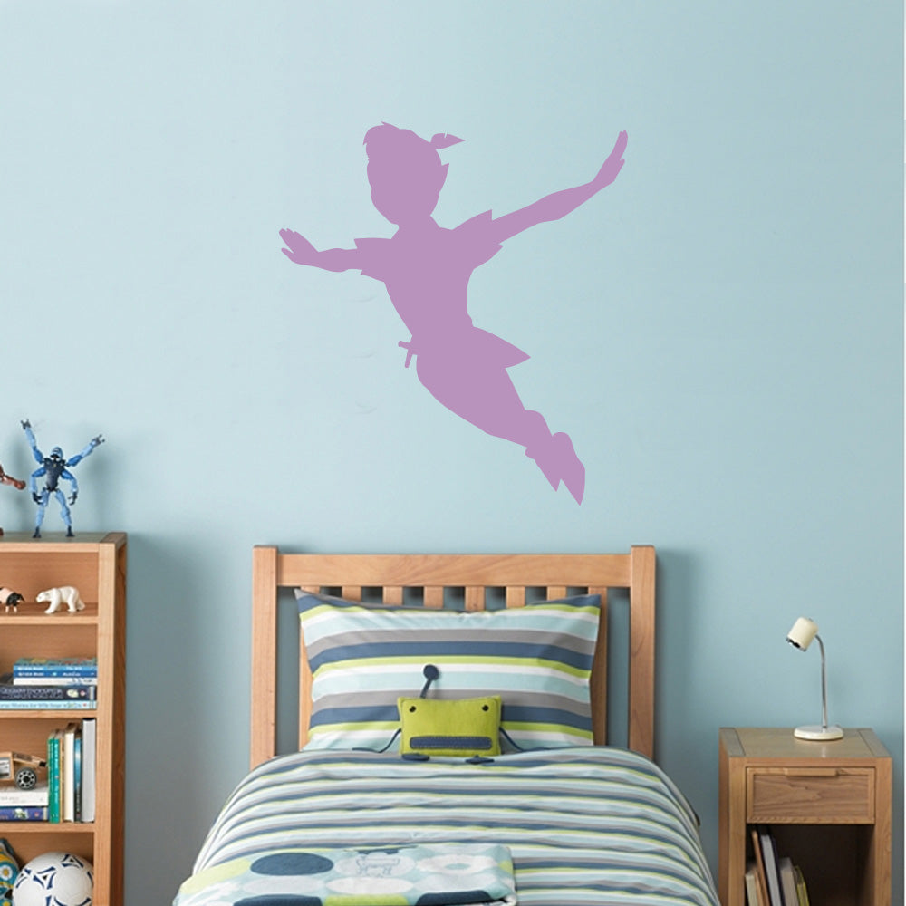 Peter Pan Wall Sticker Decal Stencil Silhouette ST159