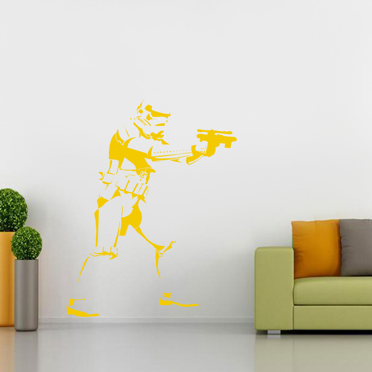 Stormtrooper Star Wars Wall Sticker Decal Stencil Silhouette ST168