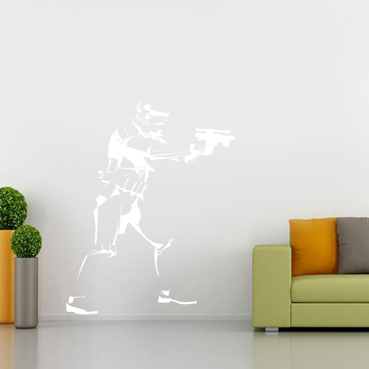 Stormtrooper Star Wars Wall Sticker Decal Stencil Silhouette ST168