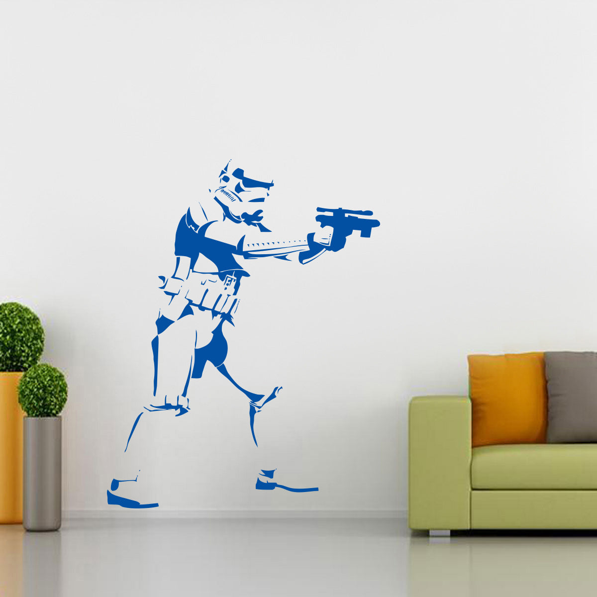 Stormtrooper Star Wars Wall Sticker Decal Stencil Silhouette ST168