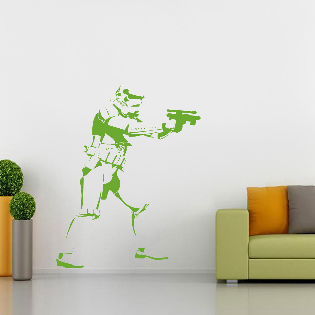 Stormtrooper Star Wars Wall Sticker Decal Stencil Silhouette ST168