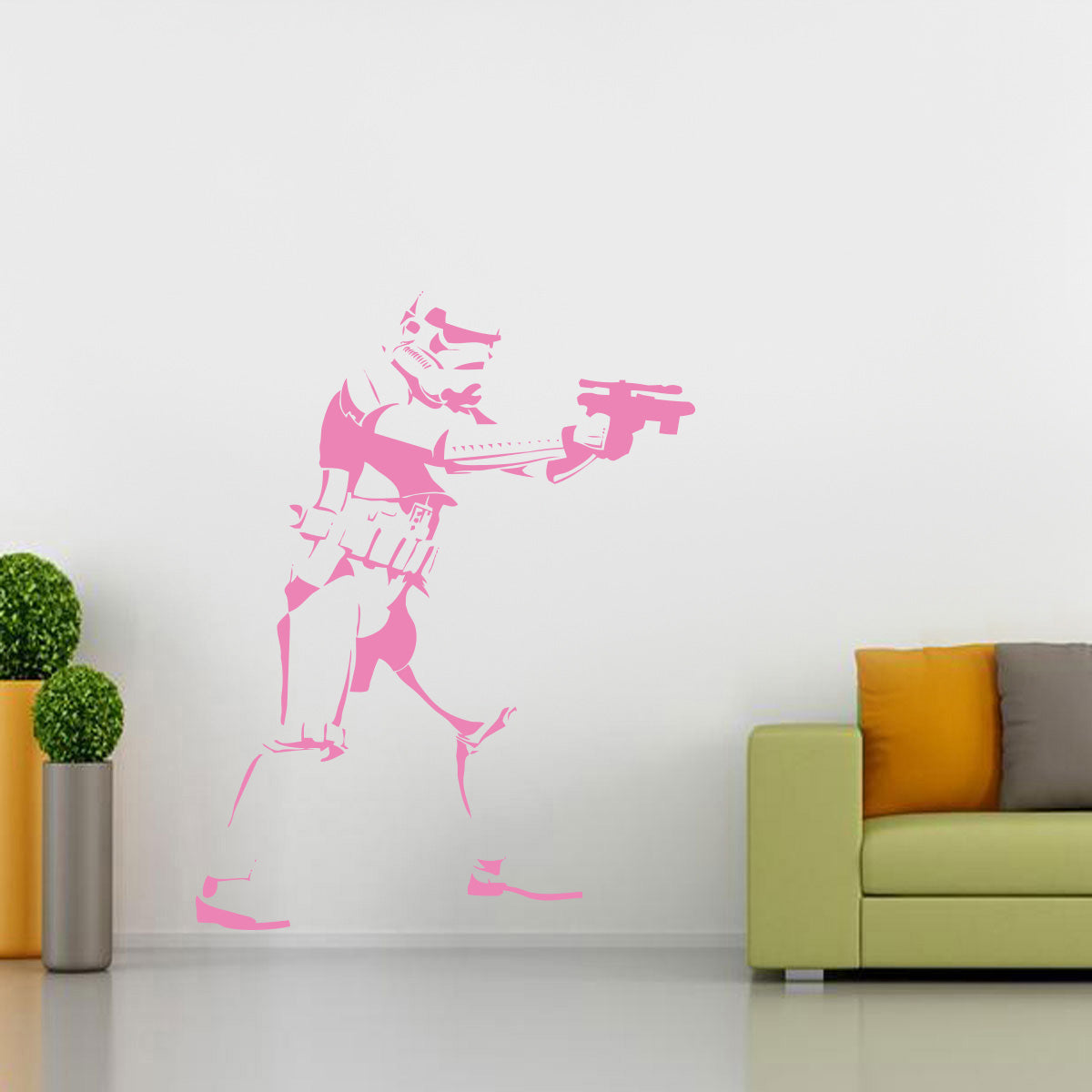 Stormtrooper Star Wars Wall Sticker Decal Stencil Silhouette ST168