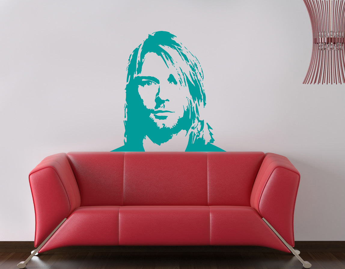 Musician Wall Sticker Decal Stencil Silhouette ST177
