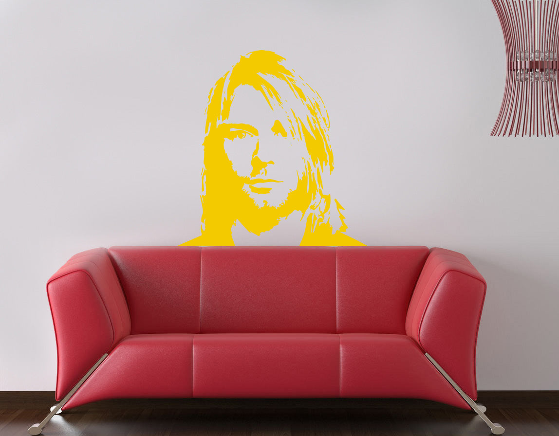 Musician Wall Sticker Decal Stencil Silhouette ST177