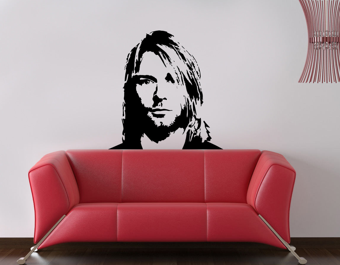 Musician Wall Sticker Decal Stencil Silhouette ST177
