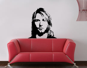 Musician Wall Sticker Decal Stencil Silhouette ST177