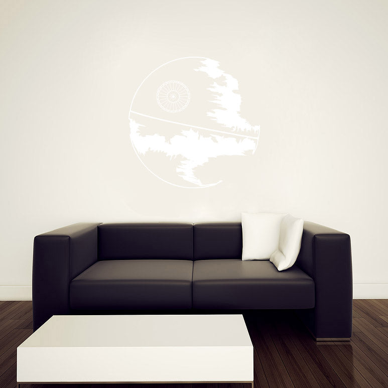 War Space Station Wall Sticker Decal Stencil Silhouette ST196