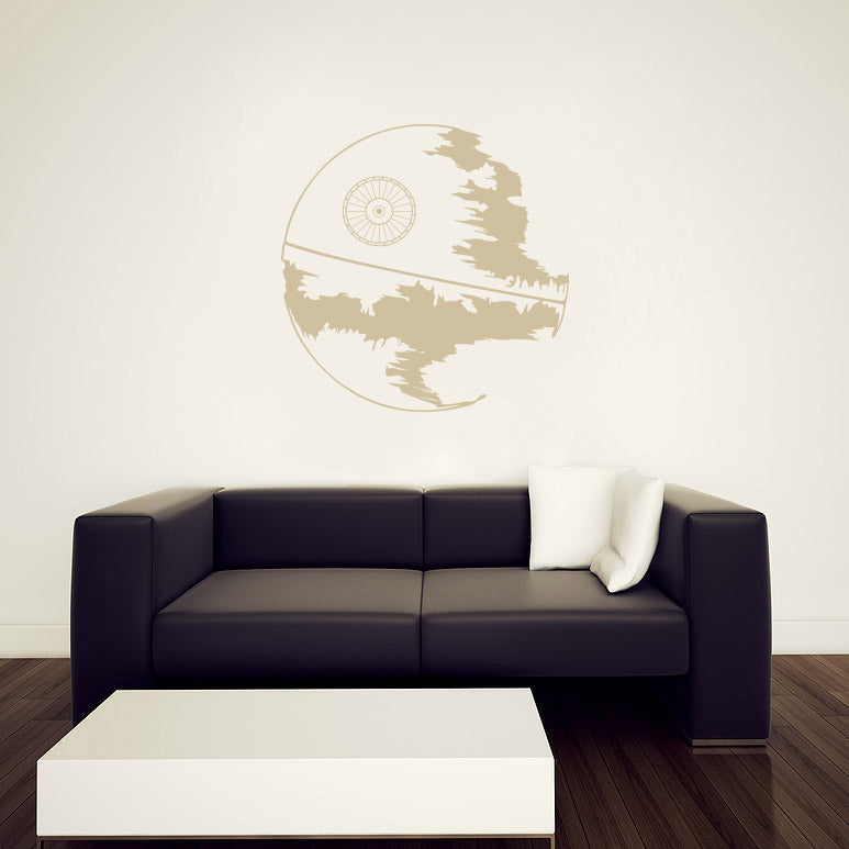 War Space Station Wall Sticker Decal Stencil Silhouette ST196
