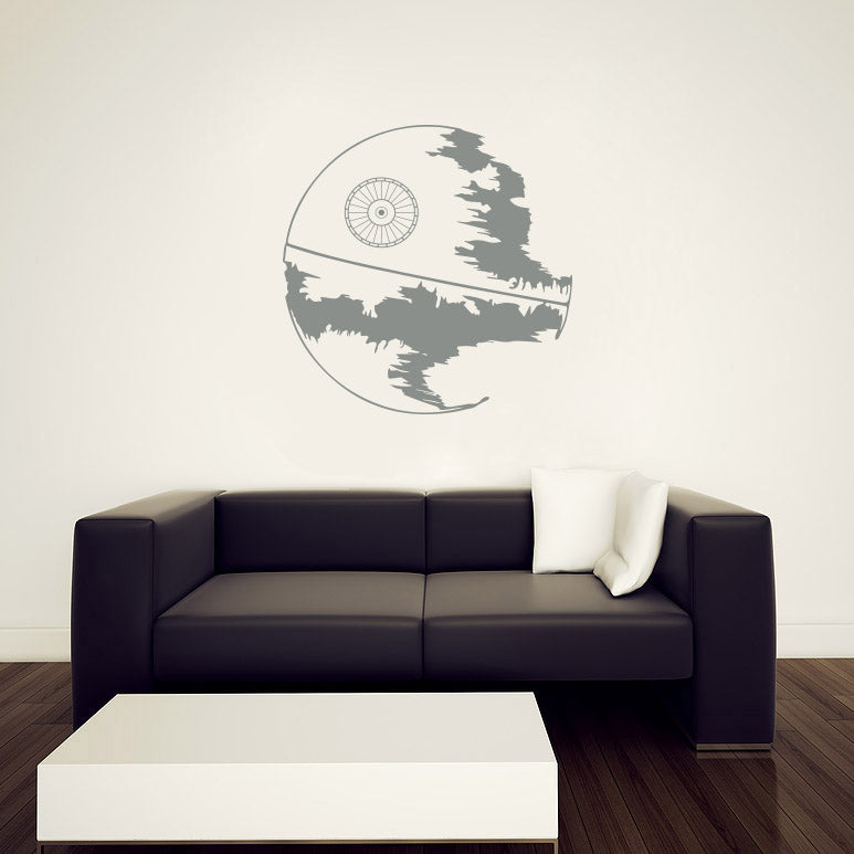 War Space Station Wall Sticker Decal Stencil Silhouette ST196