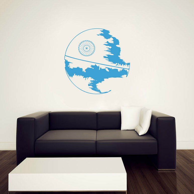 War Space Station Wall Sticker Decal Stencil Silhouette ST196