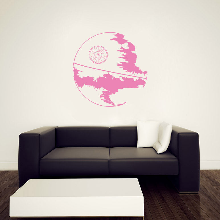 War Space Station Wall Sticker Decal Stencil Silhouette ST196